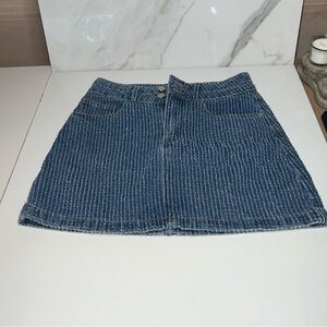 Blue Denim Skirt